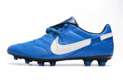 Men's Nike The Premier 3 FG Football Boots - Blue/White/Black