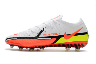 Men's Nike Phantom GT Elite AG Football Boots - White/Black/Red/Yellow