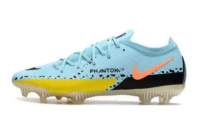 Men's Phantom GT 2 Elite FG Football Boots - Blue/Yellow/Pink