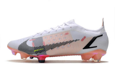 Men's Nike Mercurial Vapor 14 Elite FG Football Boots - White/Pink/Black/Gold