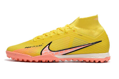 Men's Nike Air Zoom Mercurial Superfly 9 Elite TF Football Shoes - Yellow/Pink/Black
