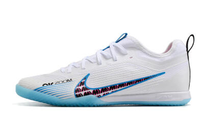 Men's Nike Air Zoom Mercurial Vapor 15 Pro IC Football Shoes - White/Blue/Pink