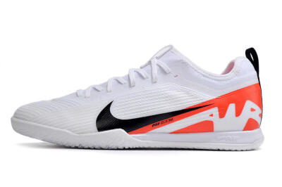 Men's Nike Air Zoom Mercurial Vapor 15 Pro IC Football Shoes - White/Black/Red