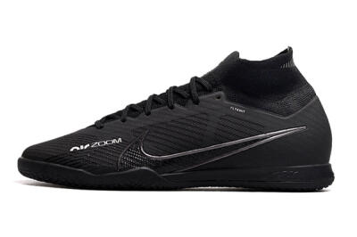Men's Nike Air Zoom Mercurial Superfly 9 Elite IC Football Shoes - Black/White/Yellow