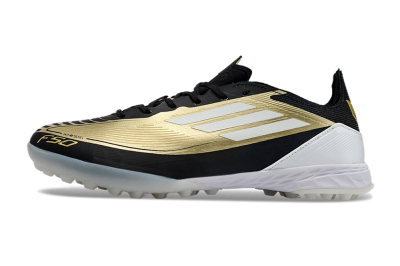 Unisex Adidas F50 Elite TF Football Shoes - Gold/White/Black