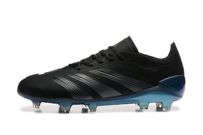 Men's Adidas Predator Elite 24 FG Football Boots - Black/Silver/Blue