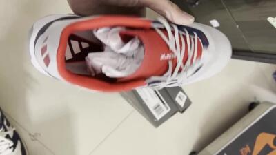 Men's Adidas Predator 24 Elite IC Football Shoes - Grey/Blue/Red