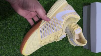 Men's Nike Lunar Gato 2 IC Football Shoes - Yellow/White/Brown