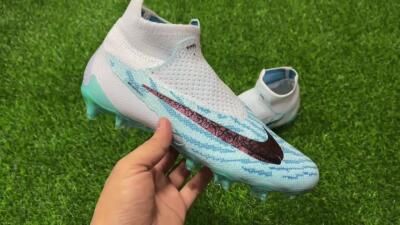 Unisex Nike Phantom GX Elite FG Football Boots - Jade/Black/Gold