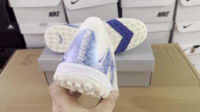 Unisex Nike Air Zoom Mercurial Vapor 16 Elite TF Football Shoes - Beige/Blue