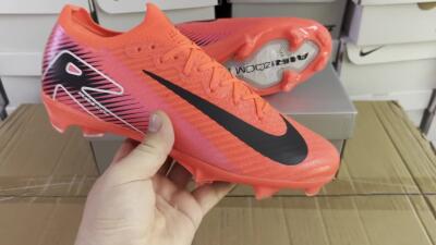 Men's Nike Air Zoom Mercurial Vapor 16 Elite FG Football Boots - Red/White/Black