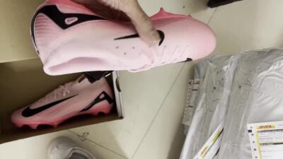 Women's Nike Air Zoom Mercurial Superfly 10 Elite FG Football Boots - Pink/Black