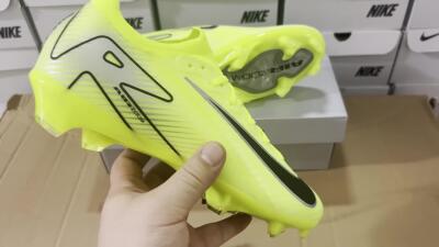 Men's Nike Air Zoom Mercurial Vapor 16 Elite FG Football Boots - Yellow/Black/Silver/Grey