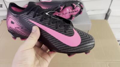 Unisex Nike Air Zoom Mercurial Vapor 16 Elite FG Football Boots - Black/Pink