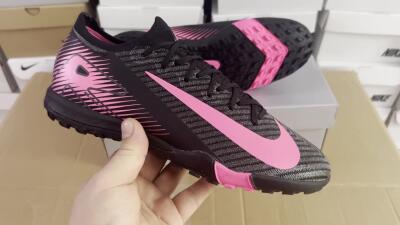 Unisex Nike Air Zoom Mercurial Vapor 16 Elite TF Football Shoes - Black/Pink