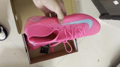 Men's Nike Air Zoom Mercurial Superfly 16 Elite FG Football Boots - Pink/Mint