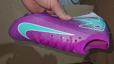 Unisex Nike Air Zoom Mercurial Vapor 16 Elite FG Football Boots - Purple/Mint