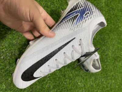 Men's Nike Air Zoom Mercurial Vapor 16 Elite FG Football Boots - White/Black/Blue/Gold