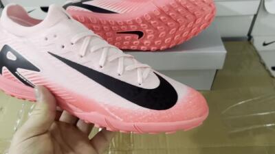 Men's Nike Air Zoom Mercurial Vapor 16 Elite TF Football Shoes - Pink/White
