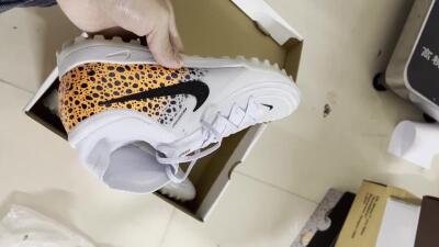 Men's Nike Phantom Luna Elite TF Football Shoes - Grey/Black/Leopard