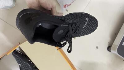 Men's Nike React Gato IC Football Shoes - Black/Silver/Grey