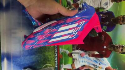 Unisex Adidas F50+ Lightstrike Pro Laceless FG Football Boots - Pink/Blue/White