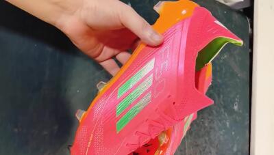 Men's Adidas F50 Elite FG Football Boots - Pink/Yellow/Orange