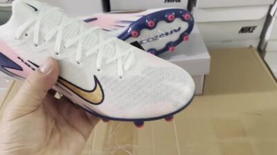 Unisex Nike Air Zoom Mercurial Vapor 16 Elite AG Football Boots - Jade/Yellow/Pink/Blue