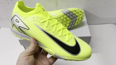 Men's Nike Air Zoom Mercurial Vapor 16 Elite TF Football Shoes - Yellow/Black/White