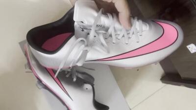 Men's Nike Mercurial Vapor 10 Elite FG Football Boots - Sliver/Pink/Black