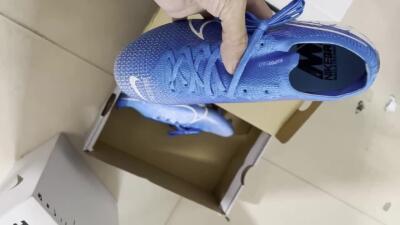 Unisex Nike Mercurial Vapor 13 Elite FG Football Boots - Blue/White