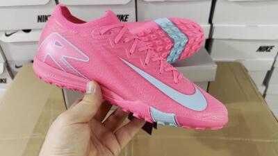 Men's Nike Air Zoom Mercurial Vapor 16 Elite TF Football Shoes - Pink/Red/Jade