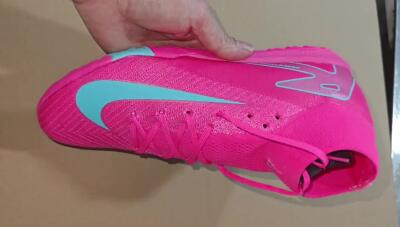 Men's Nike Air Zoom Mercurial Superfly 10 Elite TF Football Shoes - Pink/Red/Jade