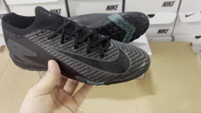 Unisex Nike Air Zoom Mercurial Vapor 16 Elite TF Football Shoes - Black/Blue/Grey