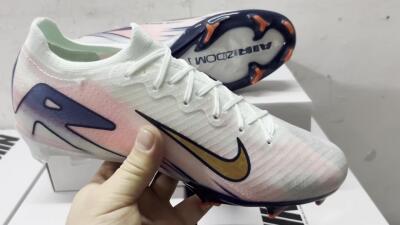 Unisex Nike Air Zoom Mercurial Vapor 16 Elite FG Football Boots - Jade/Gold/Pink/Blue