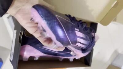 Men's Adidas F50 Elite FG Football Boots - Blue/Pink