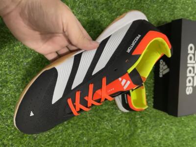 Men's Adidas Predator 24 Elite IC Football Shoes - Black/White/Red