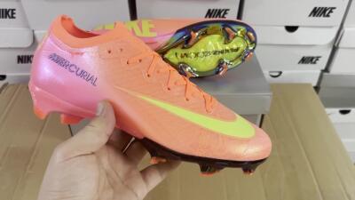 Men's Nike Air Zoom Mercurial Vapor 16 Elite FG Football Boots - Orange/Yellow/Black