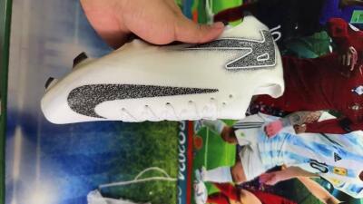 Men's Nike Air Zoom Mercurial Vapor 16 Elite FG Football Boots - White/Black/Grey