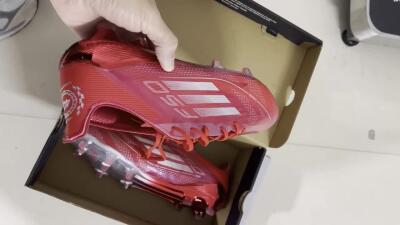 Men's Adidas F50 Elite FG Football Boots - Red/Silver/White