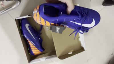 Men's Nike Air Zoom Mercurial Vapor 16 Elite FG Football Boots - Blue/White/Orange