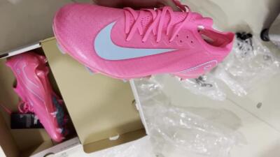 Unisex Nike Air Zoom Mercurial Vapor 16 Elite FG Football Boots - Red/Jade/White