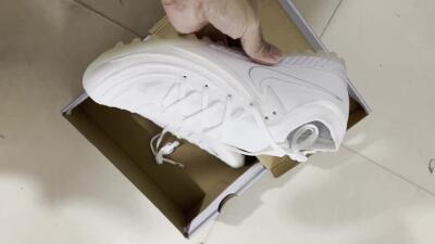 Men's Nike Phantom GX 2 Elite TF Football Shoes - White/Beige/Black