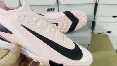 Unisex Nike Air Zoom Mercurial Vapor 16 Elite TF Football Shoes - Pink/Black/White