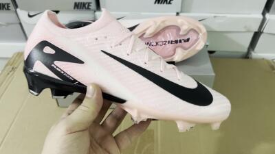 Unisex Nike Air Zoom Mercurial Vapor 16 Elite FG Football Boots - Pink/Black/White
