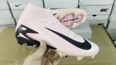 Unisex Nike Air Zoom Mercurial Superfly 10 Elite FG Football Boots - Pink/White/Black