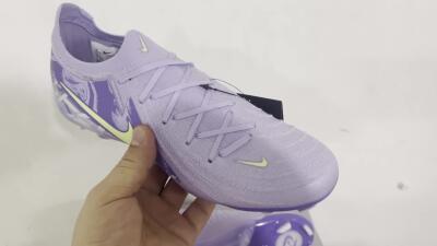 Men's Nike Phantom Luna Elite FG Football Boots - Purple/Yellow/White