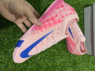 Unisex Nike Air Zoom Mercurial Vapor 16 Elite IC Football Shoes - Pink/Blue/White