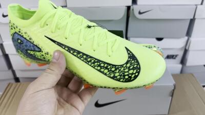 Unisex Nike Air Zoom Mercurial Vapor 16 Elite FG Football Boots - Yellow/Black/Orange