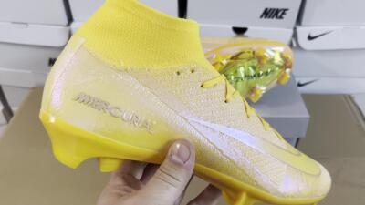 Unisex Nike Air Zoom Mercurial Superfly 10 Elite FG Football Boots - Gold/Gold